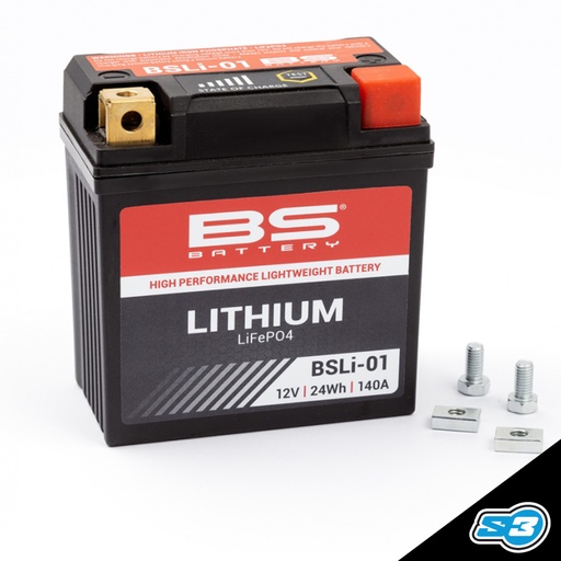 [BATT-01] S3 - Battery, Lithium Ion, 12v, BSLi-01, 92x52x90mm, BATT-01